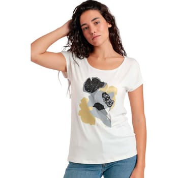 T-shirt Korte Mouw Admas T-shirt met slipe mouwen Best Wishes