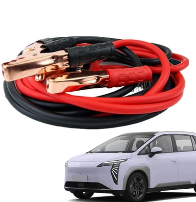 Startkabels Auto - Accukabels Nood - Noodsituaties Onderweg - Robuust Materiaal - 2 Meter Lengte - Zwart Rood