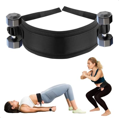 Crotch Belt voor Zware Dumbbells, Rugsteun, Calisthenics Gewichtsgordel voor Heupoefeningen en Krachttraining