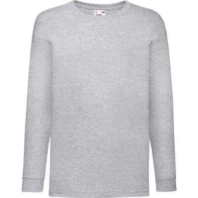 T-shirt met lange mouwen kind Fruit of the Loom