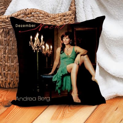 Zangeres Andrea Berg Kussensloop Huis Kussenhoes Geschikt Voor Kantoor Bank Auto Geschikt Voor Alle Seizoenen 40x40cm