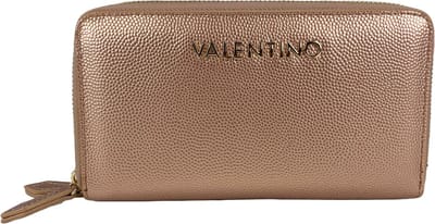 VALENTINO Portemonnee Divina Zip Around Wallet Oro Rosa Roségoudkleurig