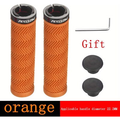 Fiets Handvatten Stuur Grip Rubber Antislip Lock Ring Fietsen Antislip en Mountainbike Accessoire