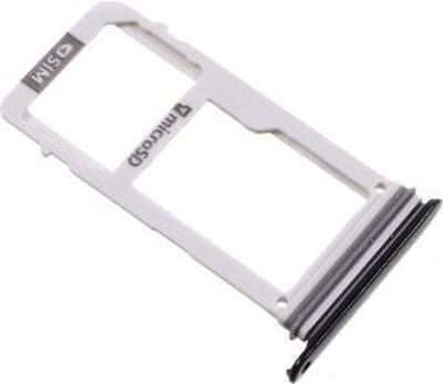 Simkaart houder geschikt voor Samsung Galaxy A3 2017 A320 - Simcard Holder - Zwart