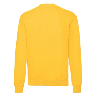 Fruit Of The Loom Heren Klassieke Drop Schouder Sweatshirt (Zonnebloem)