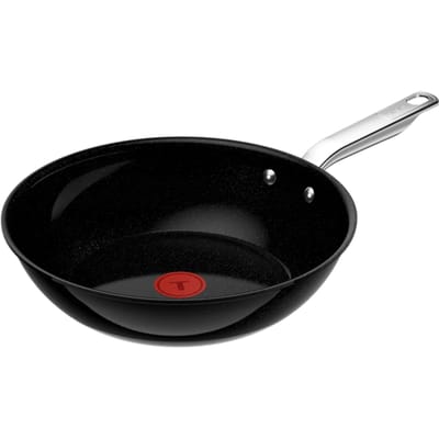 Tefal Experience Ceram - Keramische Wokpan - Ø28 cm - Fusion Core - PFAS-vrij - Geschikt voor Inductie - Geschikt voor gebruik met metalen spatels