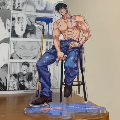 Anime Jujutsu Kaisen Acryl Standbeeld Ryomen Sukuna Geto Suguru Satoru Gojo Fushiguro Toji Bord Bureau Decoratie Kinder Cadeau gray