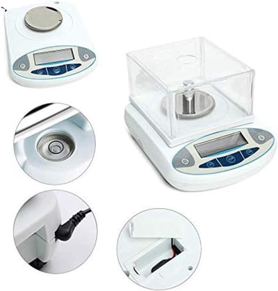 Digitale Weegschaal - Precisie Weegschaal - Nauwkeurig Meten - 0.01g Resolutie - 3000g Capaciteit - Zilver
