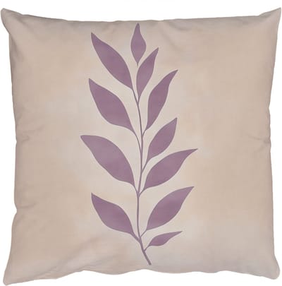 Sierkussens - Kussentjes Woonkamer - 50x50 cm - Tak - Bladeren - Minimalistisch - Beige