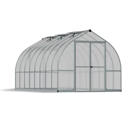 Canopia Tuinkas Bella 8x16 - Polycarbonaat - Zilver - 244x484x219cm