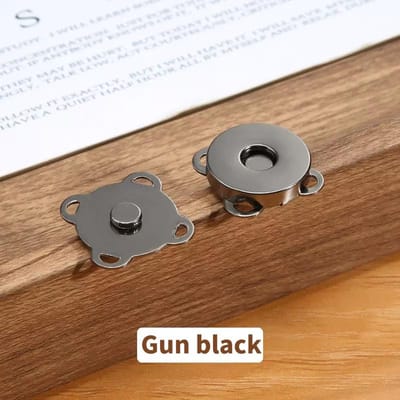 10 Sets Magnetische Drukknoop Metalen Pruimenbloesem Naai-op Knopen Sluitingen Sluitingen voor Portemonnees Handtassen Kleding DIY Accessoires 15mm