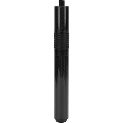 Keu-verlengstuk voor PERI 10 14 Inch Telescopisch Koolstofvezel Aluminiumlegering Biljartkeu-verlengstuk met Bumper black