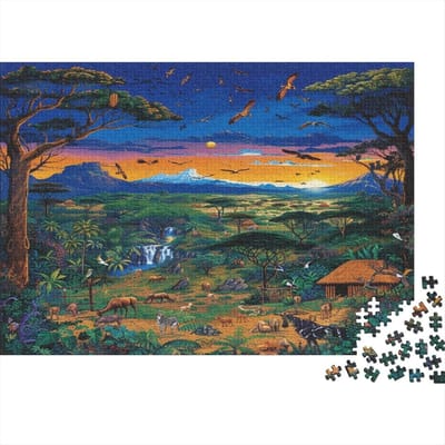 Dieren Puzzels - Legpuzzel Volwassenen - Ontspanning Thuis - Hoge Resolutie Print - 75x50 cm