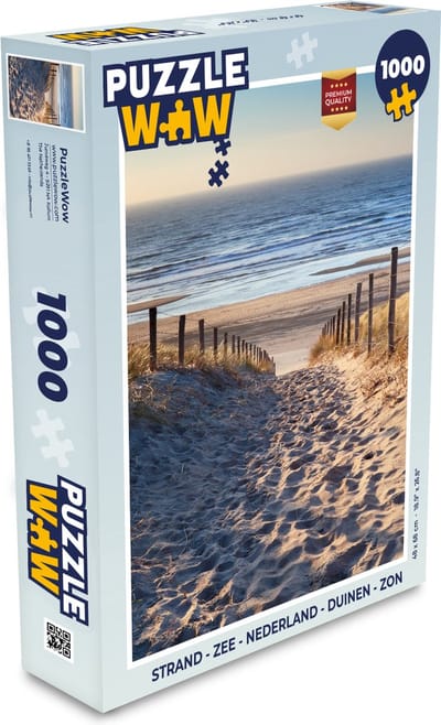 Puzzel Strand - Zee - Nederland - Duinen - Zon - Legpuzzel - Puzzel 1000 stukjes volwassenen