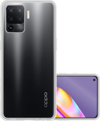 Hoesje - Geschikt voor OPPO A94 - Sterk & Shockproof - Hoes Cover - Siliconen Case - Transparant