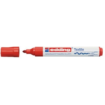 Textielmarker edding 4500 rond 2-3mm rood