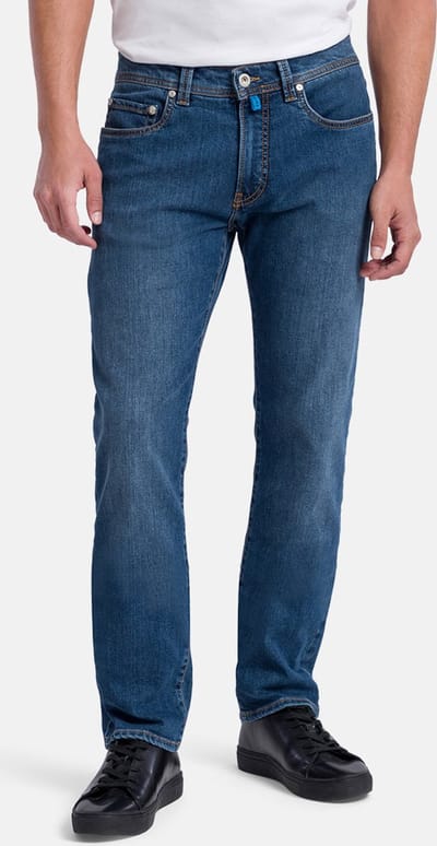 Pierre Cardin Jeans Lyon Tapered Future Flex Blauw Stonewash