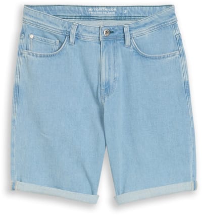 Tom Tailor - TTMORRIS RELAXED jeansshort - Maat 30 - Clean Light Stone Blue Denim
