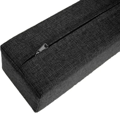 Bed Opvuller - Matras Verlenger - Slaapcomfort Vergroten - Hoge Dichtheid Schuim - 200x15x15cm - Zwart