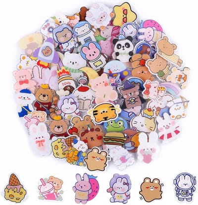 ByShane - Broche Pins Set met Cartoon Design | Leuke Esthetische Badges | Kawaii Rugzak Pins | Schapen Konijn Hond Beer Meisje| Voor Rugzakken, Tassen, Jassen, Hoodies en Hoeden