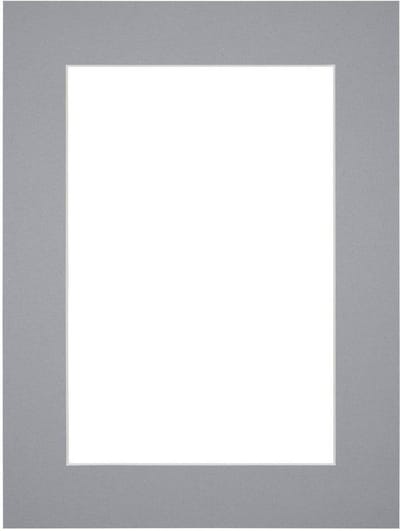 Passe-Partout Fotomaat 35x50 cm - Lijstmaat 45x60 cm - Grijs - Museumkarton - Fotolijst niet inbegrepen