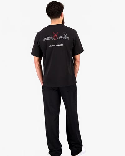 Casual T-shirt Mannen - Met print - 100% katoen 230 GSM - Regular Fit - Maat S - Ronde hals -