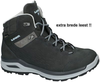 Lowa -Dames - grijs donker - wandelschoenen - maat 37
