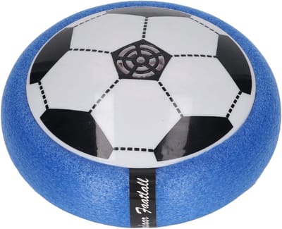 Zwevende Voetbal - Lucht Voetbal - Binnen Spelen - Kleurrijke LED Verlichting - 15 x 15 x 5 cm - Blauw