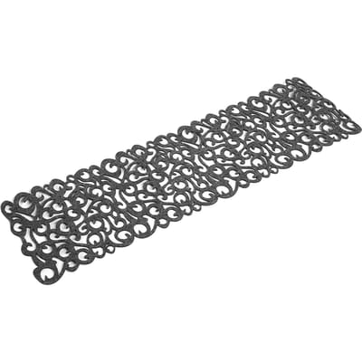 Rechthoekige Vorm Vilt Tafelkleed Loper Placemats Tafelmatten Huishoudelijke Decoraties(Donkergrijs)
