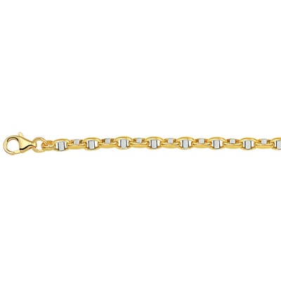 Armband Jasseron Ovaal Met Balkje 3,5 Mm