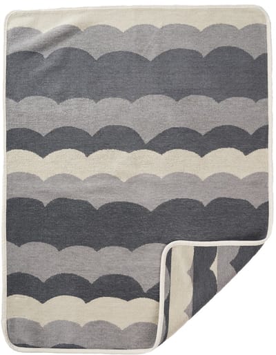 Klippan - katoenen wiegdeken - Hills grijs- 70x90cm