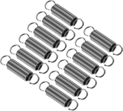 Trekveren Set - Dubbele Haken - Productie Assemblage - Corrosiebestendig Staal - 12 Stuks - Zilverkleurig