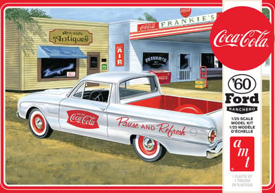 AMT Modelbouwpakket Auto - 1189 Coca-Cola 1960 Ford Ranchero Plastic - 1:25 - Modelbouw
