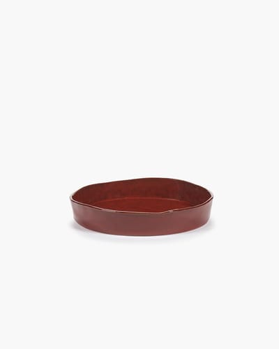 Serax Marie Michielssen Diep Bord M Venetian Red La Mère 23cm (set van 2 stuks)