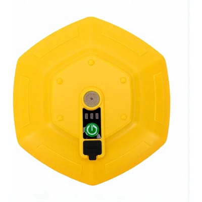 Zwevende Beluchter Draagbaar Laag Geluidsniveau Oplaadbare Zwevende Zuurstofpomp voor Vissen Buitenshuis yellow