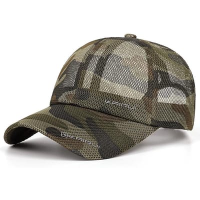 Kairui Ademende Volledig Mesh Pet Heren Trendy Baseballpet Hip Hop Pet Dames Buiten Vrijetijdsport Zonbescherming Pet Decoratieve Pet gray