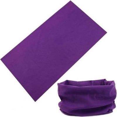 Bandana | Mondmasker | Sjaal  | Nekwarmer| Cadeau | Fiets | Scooter |Multifunctioneel Colsjaal | Paars