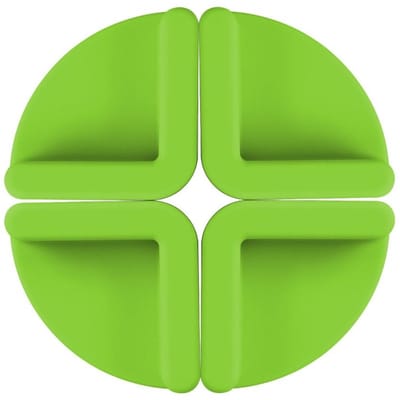 Dailygoods- Antislipvoetjes 4 Stuks - Siliconen Voetjes - Geschikt voor Snijplanken ≤4 cm - Drukbestendig - Stabiel en Veilig - Verhoogd Antislippatroon - Snijplankonderlegger