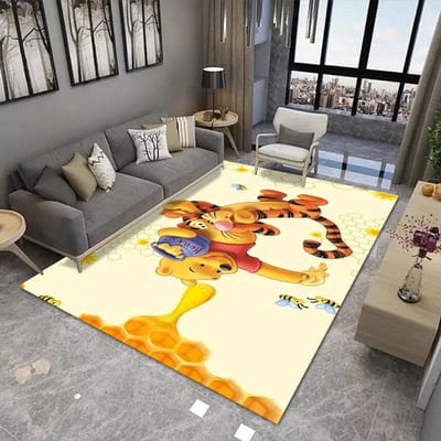Winnie de Poeh Bedrukt Vloerkleed Tapijt voor Thuis Woonkamer Slaapkamer Bank Deurmat Keukendecoratie Antislip Vloermat Decoratie 50X80CM