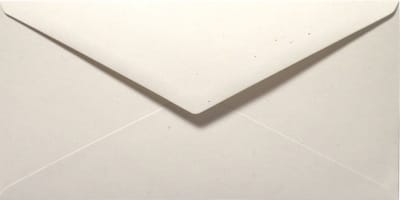 Ecologische ecru enveloppen A4 - 110 x 220 mm - 25 stuks - NK natgelijmde - 130 gram - Flora - Netuno