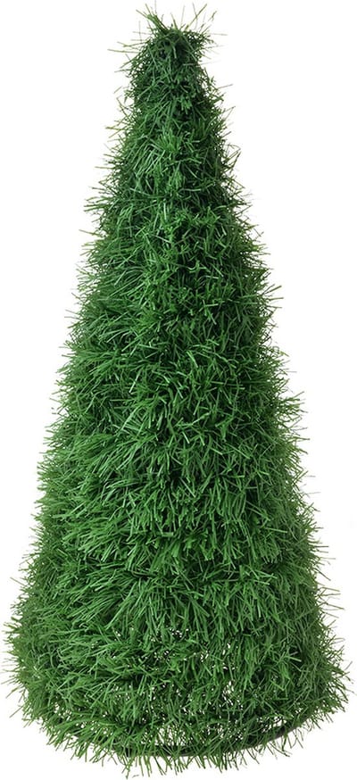 Clayre & Eef Kerstdecoratie Kerstboom Ø 21x50 cm Groen Kunststof