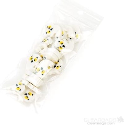 Gripzakken met Ophanggat 4,5x10cm50 Micron (100 stuks) | gripzak | ziplock zakken | ziplock zakjes