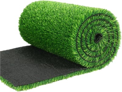 Kunstgrasmat - Synthetisch tapijt - Buitenruimte decoreren - Geluids- en warmte-isolatie - 200 x 50 cm - Groen
