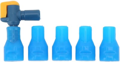 Dailygoods- Bijtklep Vervanging - Siliconen Mondstuk - Hydratatie Pakket - Buigende Sluitingsklep - Set van Vijf - Uitstekende Compatibiliteit - Hydratiemondstuk