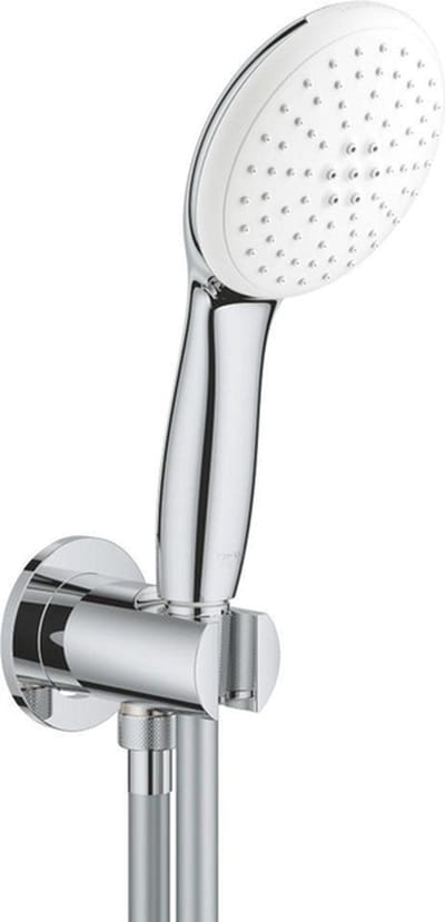 GROHE Tempesta 110 Handdoucheset - Ø11cm - 3 straalsoorten - 7.4l/min - met rozet - 150cm - chroom