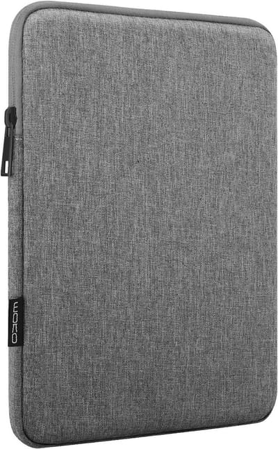 Tabletzak voor 7-8 inch tablets, Polyester opbergtas voor iPad Mini en Samsung Galaxy Tab, Lichtgrijs, Bescherming en Draagbaarheid
