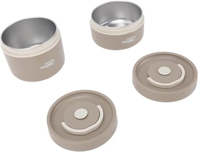 Draagbare Stapelbare Lunchbox Set met Thermische Isolerende Tas