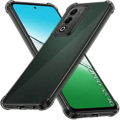 Hoesje geschikt voor Oppo A5/A5m - Techsuit Shockproof Silicone Back Cover - Zwart