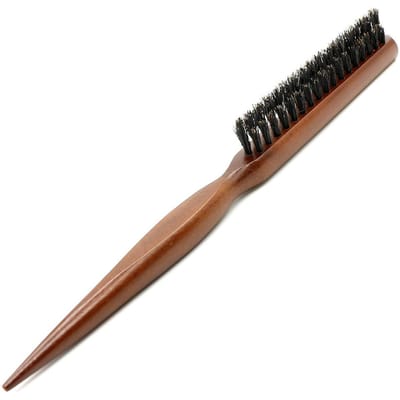 Natuurlijke Borstel Haar Pluizige Kam Houten Handvat Haarborstel Antistatische Kappers Haarkam Hoofdhuidmassage Kapper Styling Tool