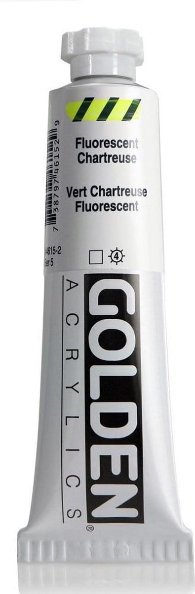 Golden Heavy Body Acrylverf Serie 5 Fluorescent Chartreuse (4615)
